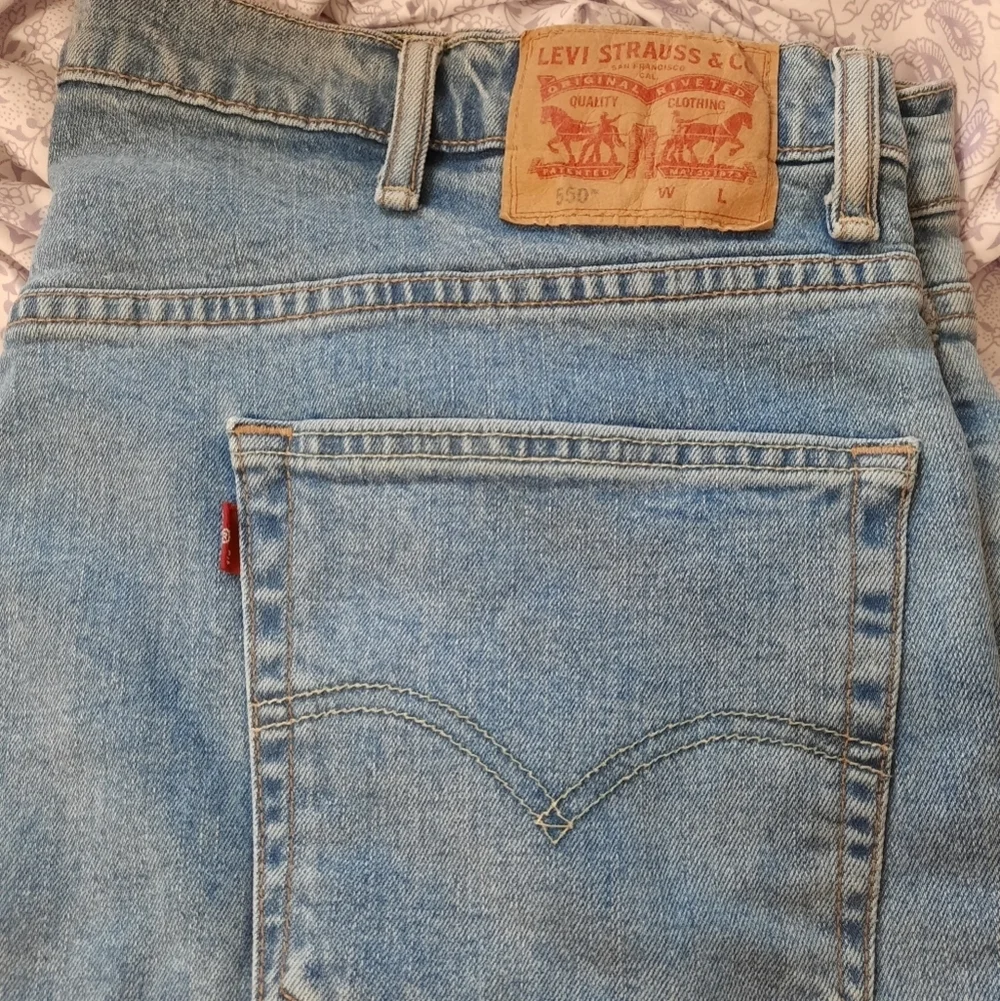 Levi's Strauss & Co Men's Light Blue Straight Jeans 42x36 Red Label